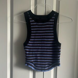 LA Hearts Cropped Knit Tank Size M